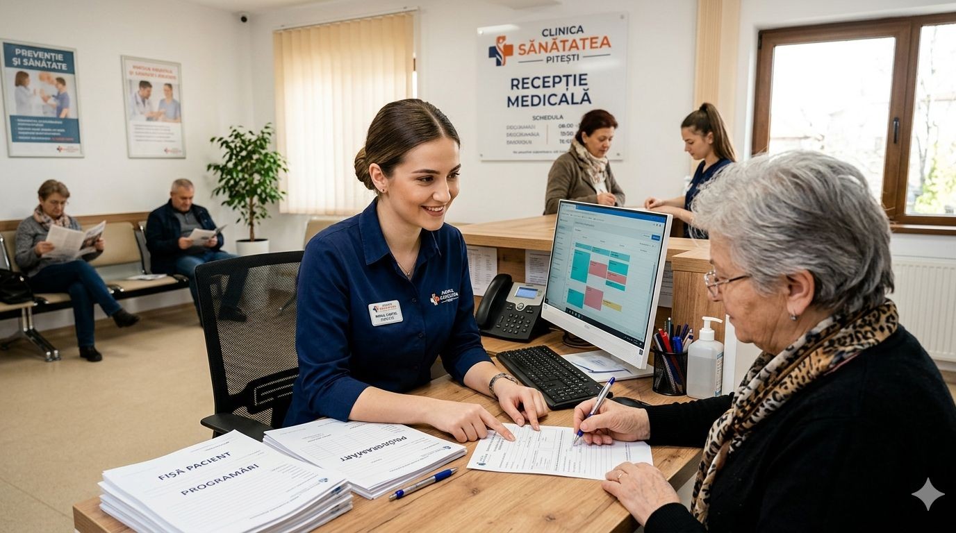 curs receptioner medical